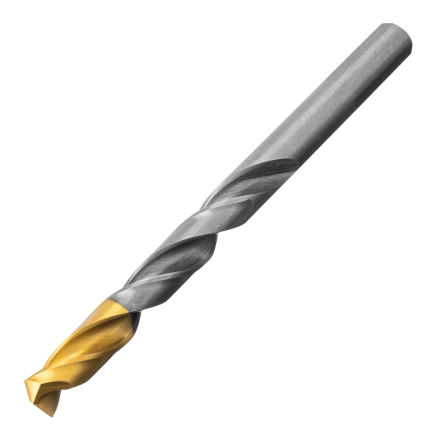 Набор сверл по металлу Denzel 723001, 1-10 мм, Р6М5-TiN, Golden Tip, 10 шт купить в Уфе