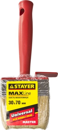 Макловица STAYER &quot;MASTER&quot; UNIVERSAL, светлая щетина, пластмассовый корпус, 3х7см 01824-07 купить в Уфе