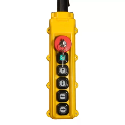 Пульт управления для талей CD (4 кнопки + пуск + аварийный бутон 380в) 1001742 купить в Уфе