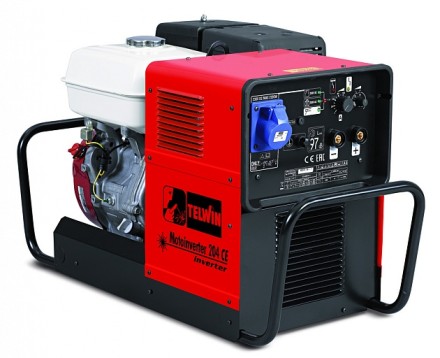 Инверторный сварочный бензогенератор Telwin MOTOINVERTER 204 CE двигатель HONDA купить в Уфе