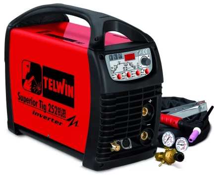 Сварочный аппарат Telwin SUPERIOR TIG 252 AC/DC HF/LIFT VRD TIG ACC купить в Уфе