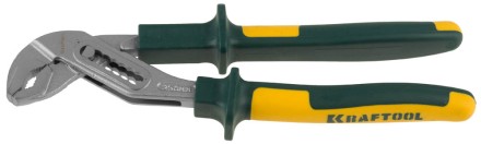 Клещи &quot;KRAFT-MAX&quot;, переставные, Cr-Mo, маслобензост двухкомп рукоятки, шарнирное соединение с повыш износост, 250мм, KRAFTOOL 22011-10-25 купить в Уфе
