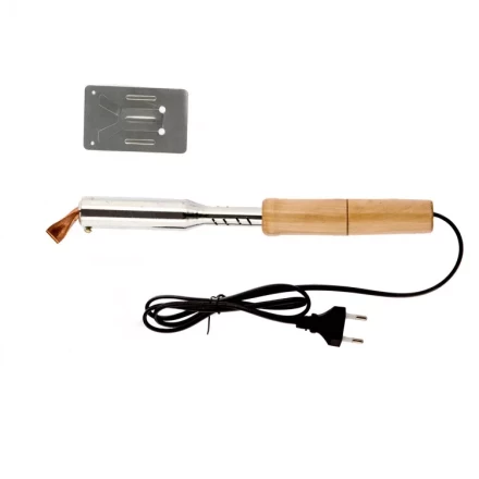 Паяльник электрика с ручкой из дерева 100 Вт 220 В Sparta 913104 купить в Уфе