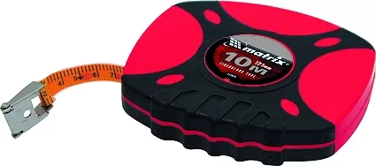 Рулетка геодезическая 30 м х 12,5 мм MATRIX лента ПВХ в закрытом двухкомпонентном корпусе 312195 купить в Уфе