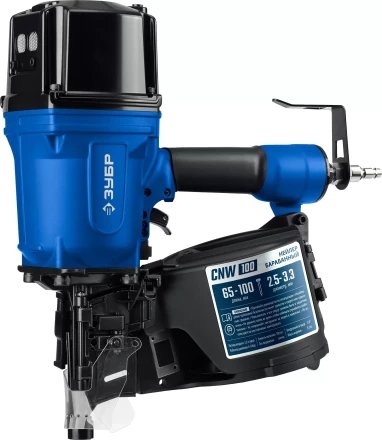 ЗУБР CNW-100, пневматический нейлер для барабанных гвоздей ЗУБР CNW (65-100 мм), Профессионал (31915) купить в Уфе