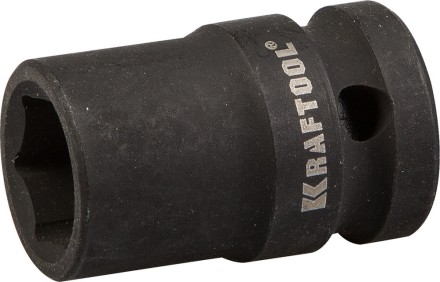 Торцовая головка KRAFTOOL &quot;INDUSTRIE QUALITAT&quot; ударная (1/2&quot;), FLANK, Cr-Mo, фосфатированная, 14 мм 27940-14_z01 купить в Уфе