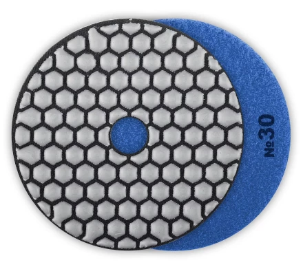 ЗУБР 100 мм, №30, сухое шлифование, алмазный гибкий шлифовальный круг АГШК, Профессионал (29868-030) купить в Уфе