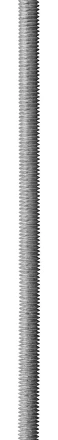 Шпилька ЗУБР резьбовая DIN 975, класс прочности 4.8, оцинкованная,   М20x2000, ТФ0, 1 шт. 4-303350-20-2000 купить в Уфе