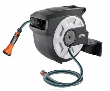 Катушка со шлангом настенная автоматическая &quot;Домашнее садоводство&quot;, 15 м GARDENA купить в Уфе