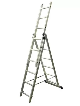 Лестница трехсекционная 3х  8 ступеней  &quot;Энкор&quot; 69682 купить в Уфе