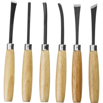 Набор STAYER: Резцы фигурные, с деревянной ручкой, 6шт 1832-H6 купить в Уфе