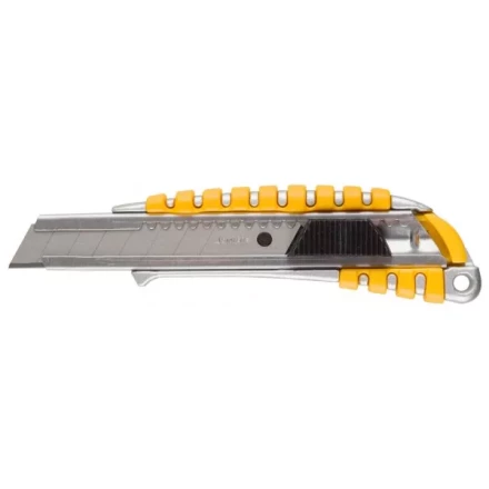 Нож STAYER &quot;MASTER&quot; металлический обрезиненный корпус, автостоп, 18мм 9143 купить в Уфе