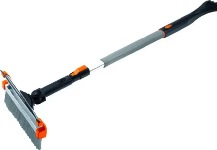 Щетка-сметка для снега со скребком и водосгоном телескопическая поворотная голова STELS 55299 купить в Уфе