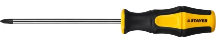 Отвертка STAYER &quot;MASTER&quot; &quot;HERCULES&quot;, Сr-V, противоскользящая рукоятка, PH1x150мм 25052-1-15_z02 купить в Уфе