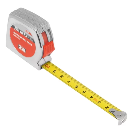 Рулетка Matrix Chrom, 2 м x 13 мм, хромированный корпус, 310329 купить в Уфе