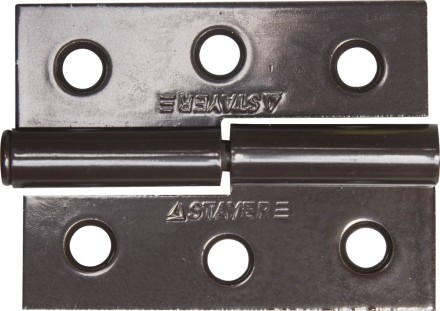 Петля дверная STAYER &quot;MASTER&quot; разъемная, цвет коричневый, левая, 65мм 37613-65-3L купить в Уфе