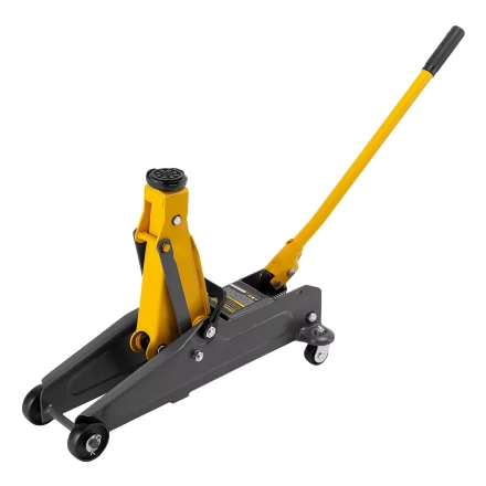 Домкрат гидравлический подкатной Denzel 51231, 2 т, 135-385 мм, в пласт. кейсе купить в Уфе