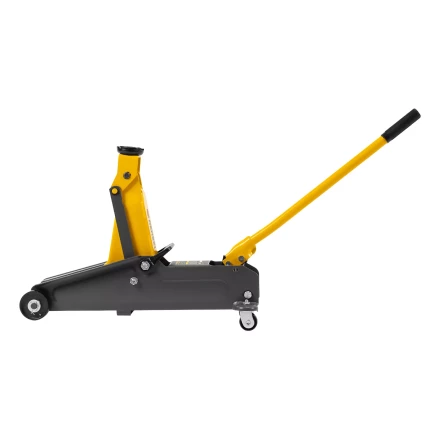 Домкрат гидравлический подкатной Denzel 51231, 2 т, 135-385 мм, в пласт. кейсе купить в Уфе