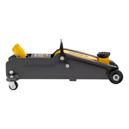 Домкрат гидравлический подкатной Denzel 51231, 2 т, 135-385 мм, в пласт. кейсе купить в Уфе