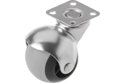 Колесо мебельное поворотное резиновое SCmg 20 40 мм 1047173 купить в Уфе