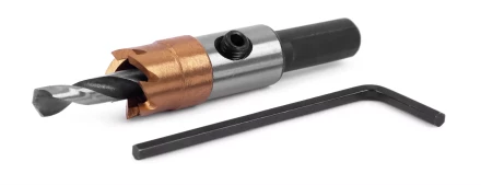 HSS-TiN коронка MESSER 12мм с центр. сверлом без пружины для  лист. материала до 2 мм ц/х купить в Уфе