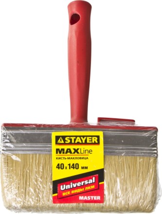 Макловица STAYER &quot;MASTER&quot; UNIVERSAL, светлая щетина, пластмассовый корпус, 4х14см 01824-14 купить в Уфе