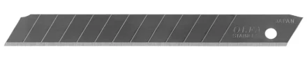 Лезвия OLFA сегментированные из нержавеющей стали, 9х80х0,38мм, 13 сегментов, 50шт OL-AB-50S купить в Уфе