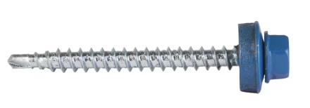 Саморезы ЗУБР окраш., RAL 5009 небесно-голуб., для крепл. кров. матер. к дерев. обреш., 4.8x50мм, 250шт 4-300315-48-050-5009 купить в Уфе