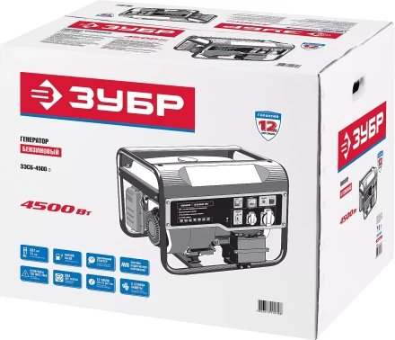 Генератор бензиновый ЗЭСБ-4500-Э серия МАСТЕР купить в Уфе