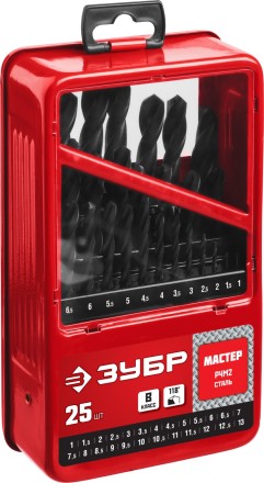 Наборы сверл по металлу серия МАСТЕР купить в Уфе