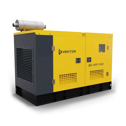 Дизельный генератор Vektor AD-100Y-T400 в шумозащитном кожухе купить в Уфе