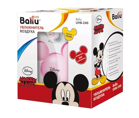 Увлажнитель ультразвуковой  BALLU UHB-240 pink/розовый Disney купить в Уфе