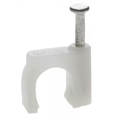 ЗУБР &quot;МАСТЕР&quot;. Скоба-держатель для круглого кабеля, с оцинкованным гвоздем, 7 мм, 50 шт 45111-07 купить в Уфе