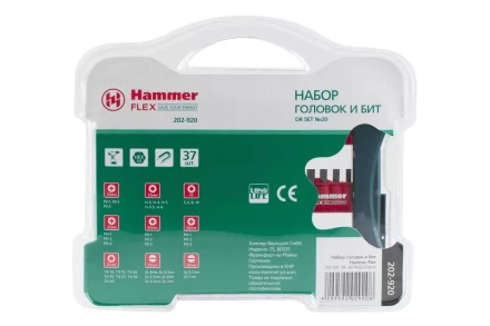 Набор бит HAMMER DR набор No20 37шт. купить в Уфе