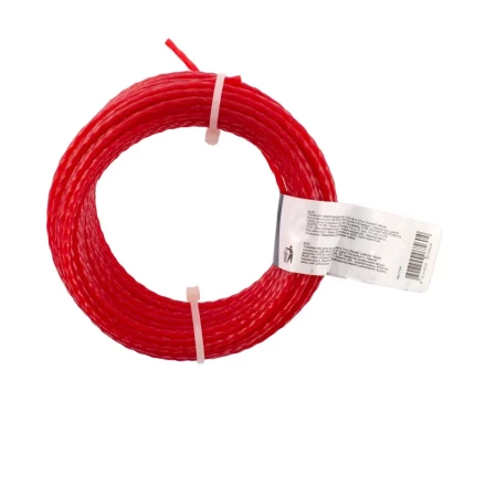 Леска для триммера квадратная витая, 2.4 мм х 10 м, Россия Сибртех 961755 купить в Уфе