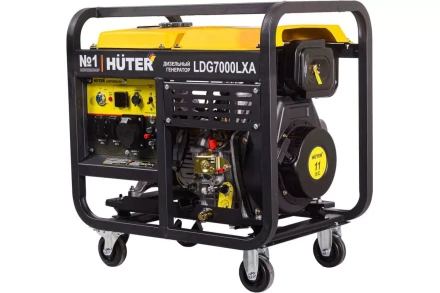 Электрогенератор дизельный LDG 7000LXА Huter 64/2/8 купить в Уфе