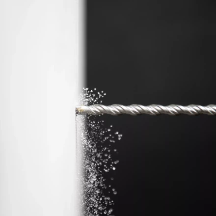 Бур по бетону Denzel, 8 x 260 мм, двойная спираль, три пылеотводящие кромки, 705014 купить в Уфе