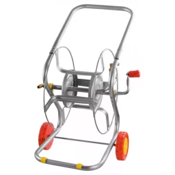 Катушка GRINDA для шланга 1/2" x 100м, металлическая на колесах 8-428437