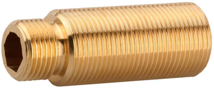 Муфта ЗУБР &quot;ШиреФит&quot; соединит. проходная &quot;внешн. резьба-внешн/внутр. резьба&quot; с накидн. гайками, 1/2&quot;- 3/4&quot; / 1/2&quot;, 71 мм 51590-071-1/2 купить в Уфе