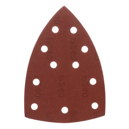 Треугольник абразивный на ворc. подложке под &quot;липучку&quot;, перф., P 240, 150х150х100 мм, 5 шт. Denzel 738667 купить в Уфе