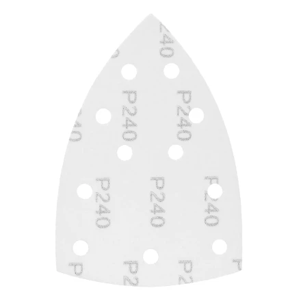 Треугольник абразивный на ворc. подложке под &quot;липучку&quot;, перф., P 240, 150х150х100 мм, 5 шт. Denzel 738667 купить в Уфе