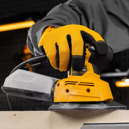 Треугольник абразивный на ворc. подложке под &quot;липучку&quot;, перф., P 240, 150х150х100 мм, 5 шт. Denzel 738667 купить в Уфе