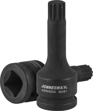 Насадка ударная М18х105мм 3/4&#039;&#039;DR  для ступичных гаек а/м VAG  AN010202  Jonnesway 48945 купить в Уфе