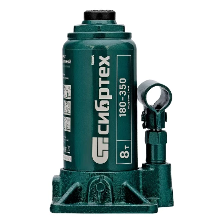 Домкрат гидравлический бутылочный Сибртех 50805, 8 т, 180-350 мм купить в Уфе