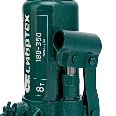 Домкрат гидравлический бутылочный Сибртех 50805, 8 т, 180-350 мм купить в Уфе