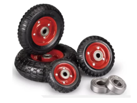 Колесо большегрузное P 200 200 мм резина с протектором, на ось (N) 1045649 купить в Уфе