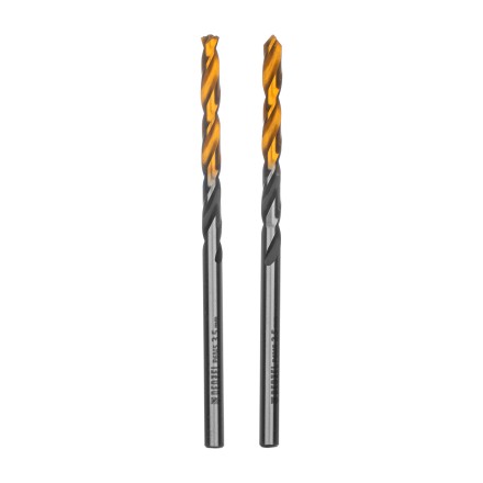 Сверло спиральное по металлу 3,5 x 70мм, Р6М5, Golden Tip, многогранная заточка, 2шт. Denzel 718270 купить в Уфе