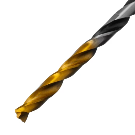 Сверло спиральное по металлу 3,5 x 70мм, Р6М5, Golden Tip, многогранная заточка, 2шт. Denzel 718270 купить в Уфе