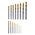 Набор сверл по металлу Denzel 723003, 1-10 мм, Р6М5-TiN, Golden Tip, 19 шт купить в Уфе