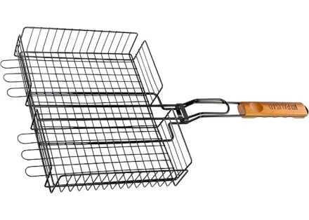 Решетка гриль 250х310х65 мм объемная антипригарная PALISAD Camping 69552 купить в Уфе